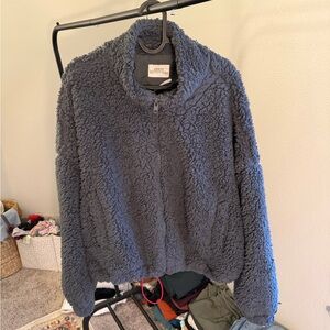 Urban Outfitters Black Sherpa Jacket